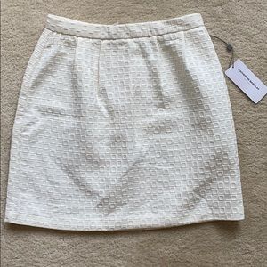 🤍 Cream a-line skirt